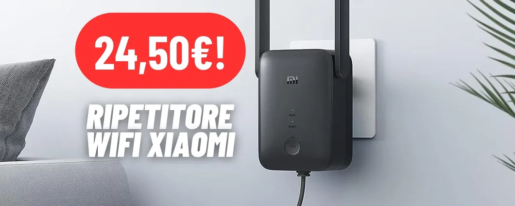 Potenzia la tua rete con il Ripetitore WiFi Xiaomi IN PROMOZIONE su Amazon: FUORITUTTO