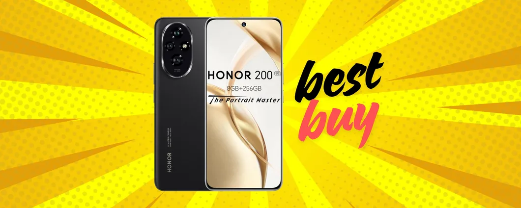 HONOR 200 5G: ricarica super da 100W e tripla fotocamera da 50MP