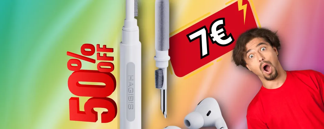 SOLO 7€ per il KIT DI PULIZIA per AirPods e non solo: approfitta del MAXI SCONTO!