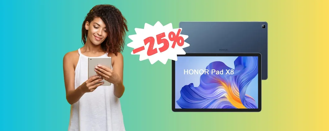 HONOR Pad X8 a PREZZO IMBATTIBILE su Amazon (-25%)