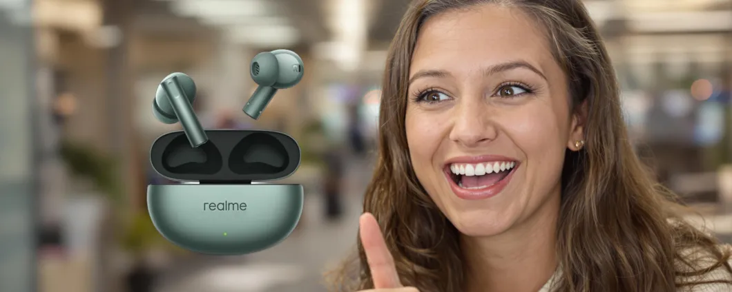 Cuffie realme Buds Air 6: qualità Hi-Res a soli 34,99 euro su Amazon