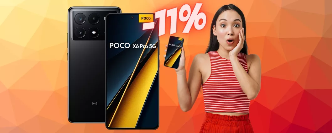 POCO X6 Pro da 8/256GB in rate da 61,98€ SENZA INTERESSI