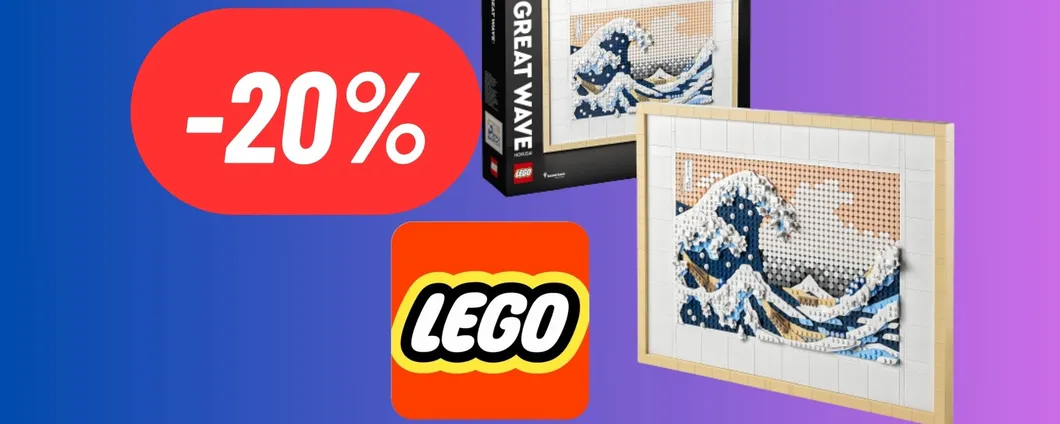 L'arte giapponese FAI DA TE: SET LEGO Hokusai 