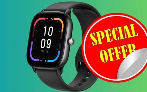 OTTIMO PREZZO per lo smartwatch Amazfit GTS 4 Mini (su Amazon)