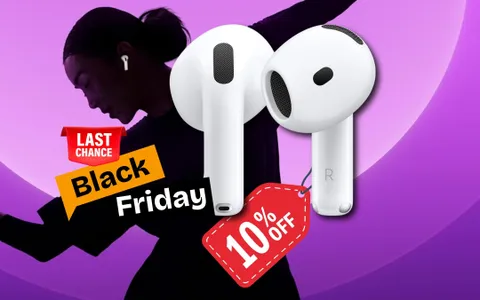 Apple AirPods 4: hai SOLO OGGI per acchiappare la promo Black Friday in scandenza