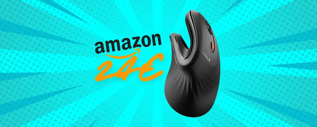 Mouse verticale ProtoArc: ergonomia e tecnologia in offerta su Amazon
