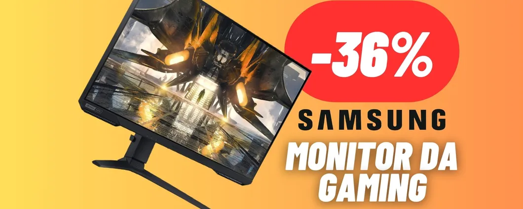 Monitor da gaming Samsung per VERI PRO: sconto ENORME