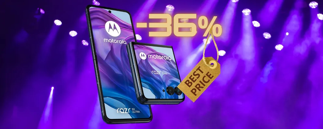 Motorola Razr 50 Ultra (12/512GB) a un prezzo mai visto (-36%)