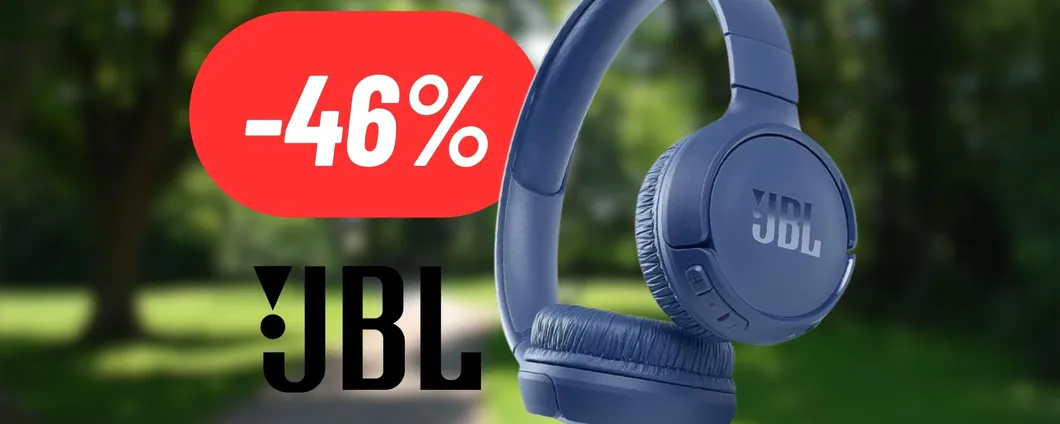 Tutta la qualità di JBL nelle cuffie al 46% di SCONTO su Amazon