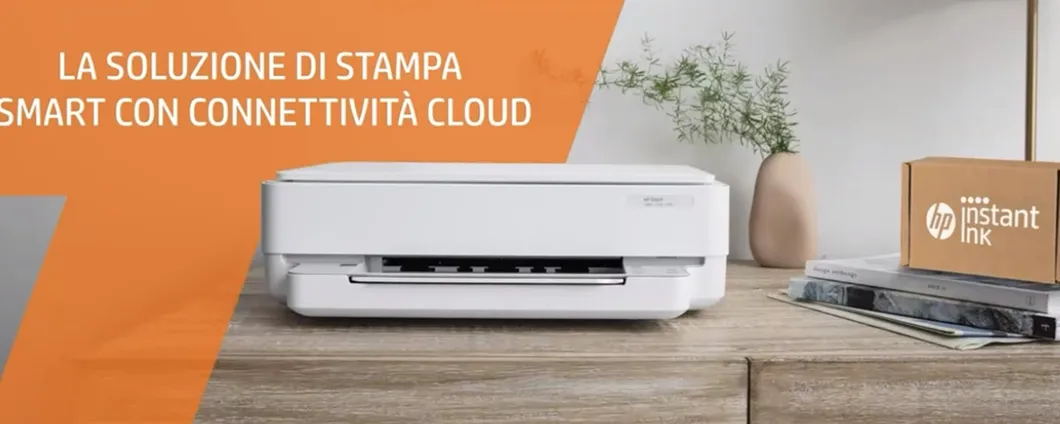 Stampante multifunzione HP Envy 6020e in MAXI SCONTO su Amazon (-42%)