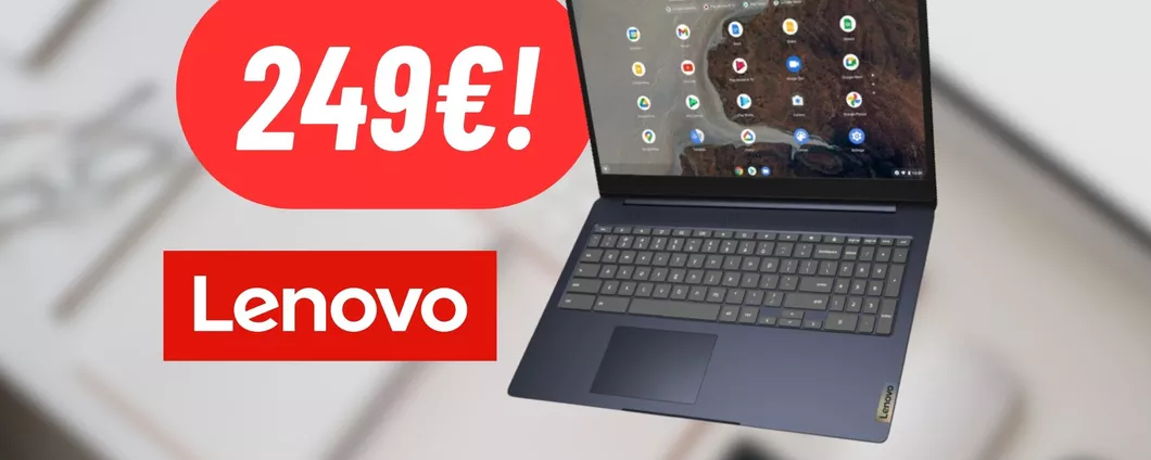 Il Lenovo Ideapad 3 è il Chromebook DEFINITIVO: oggi in OFFERTA su Amazon
