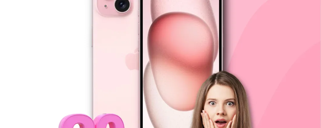 iPhone 15 ROSA: un must-have che oggi CROLLA di prezzo grazie al 20% di sconto Amazon!