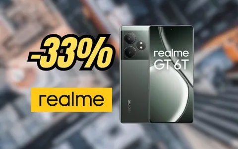 realme GT 6T: display top e batteria INFINITA, al 33% su Amazon