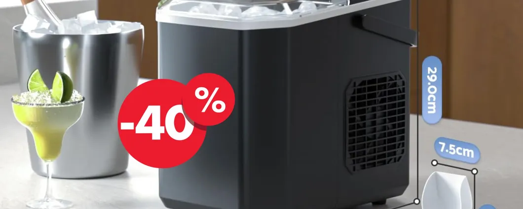 Rinfresca la tua estate: MACCHINA DEL GHIACCIO per le tue serate cocktail con gli amici!