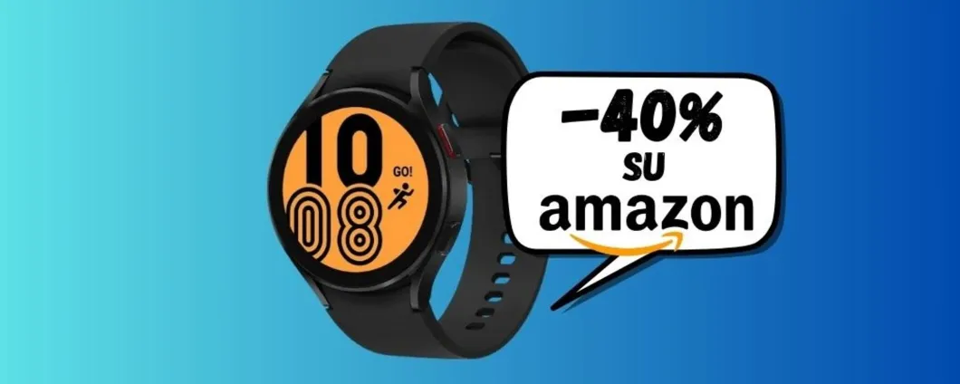 SOLO per OGGI Samsung Galaxy Watch4 SCONTATO del 40% (solo su Amazon)