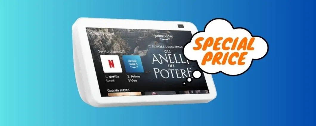 Con Echo Show 8, ADESSO IN PROMO, la tua casa diventa Smart in un istante!