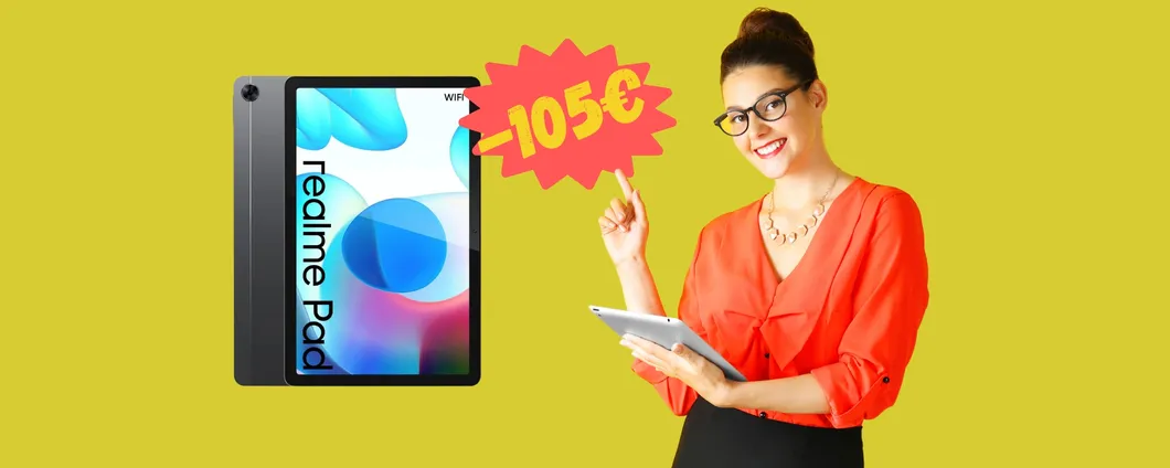 realme Pad a 155€ con il Prime Day 2023: che BOMBA