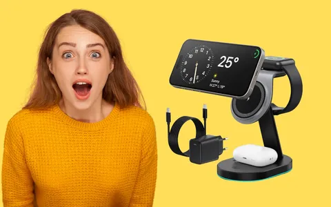 Ricarica senza pensieri con questo caricatore wireless 3 in 1: ora a 28€ su Amazon