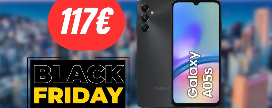 Samsung Galaxy A05s è il BEST BUY di questo Black Friday