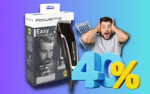 Tagliacapelli Rowenta: IDEA REGALO a soli 15€ su Amazon per poco tempo!