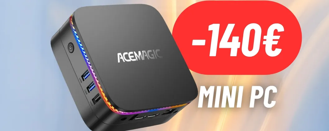 Mini PC potentissimo con Intel di 12a GEN e 16GB di RAM in SCONTO di 140€