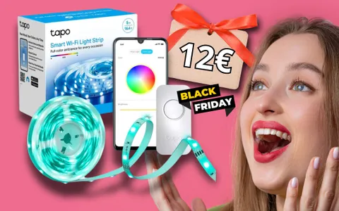 TP-Link Tapo: la tua striscia LED luminosa e magica a soli 12€ con il Black Friday