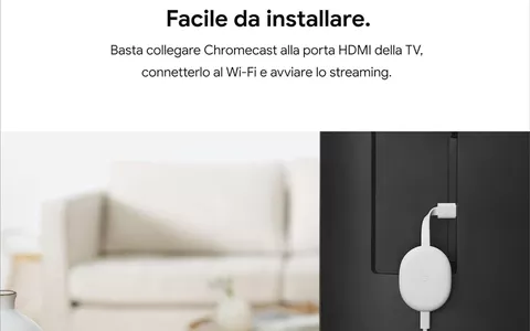 Chromecast con Google TV (qualità fino a 4K HDR) ad un prezzo FOLLE su Amazon