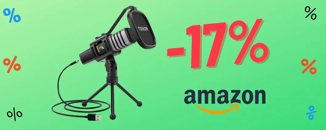 Microfono TONOR TC30 a condensatore in SUPER OFFERTA su Amazon!