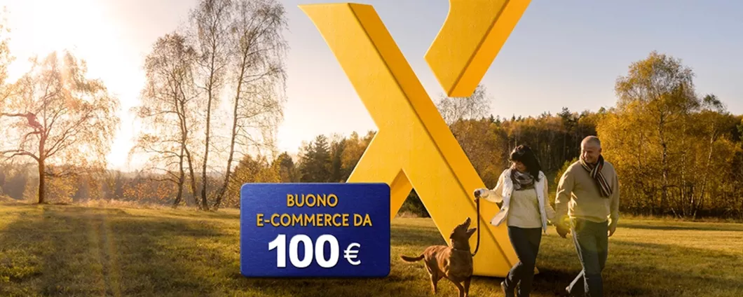 Ricevi un buono e-commerce da 100€ con un prestito Prexta Compact