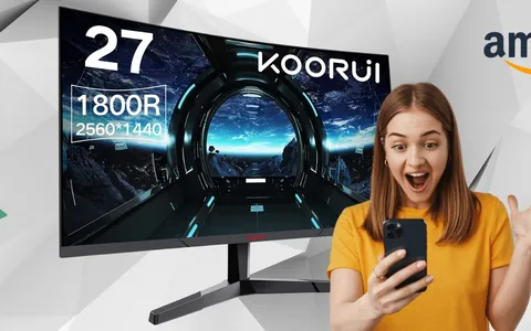 Con il monitor curvo da gaming IN OFFERTA, giocherai AL TOP