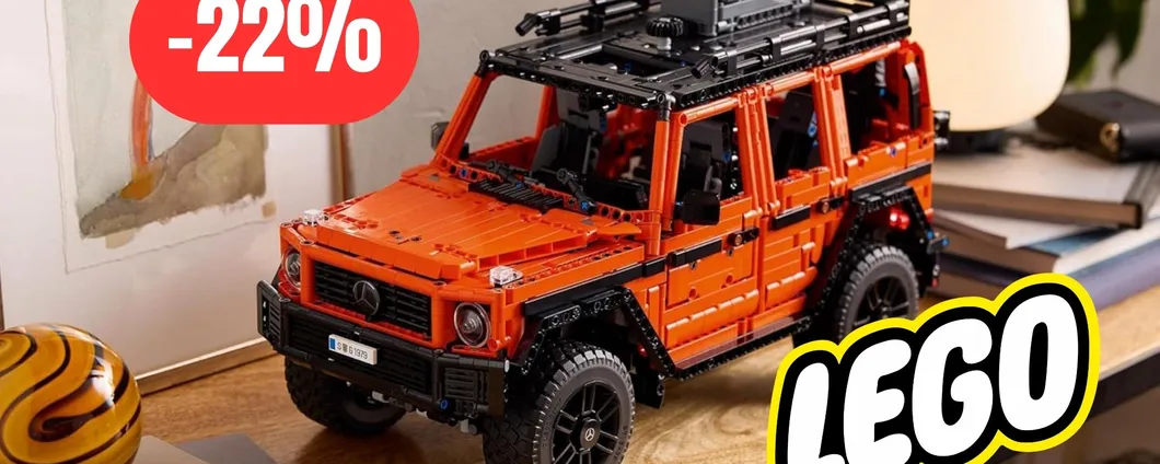 LEGO: il modellino della Mercedes Benz G500 è bellissimo (-22%)