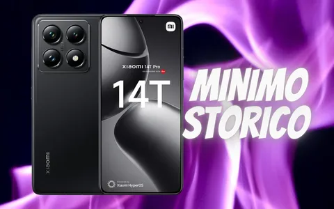 Xiaomi 14T Pro (12/256GB) su Amazon al minimo storico e pagabile anche a rate