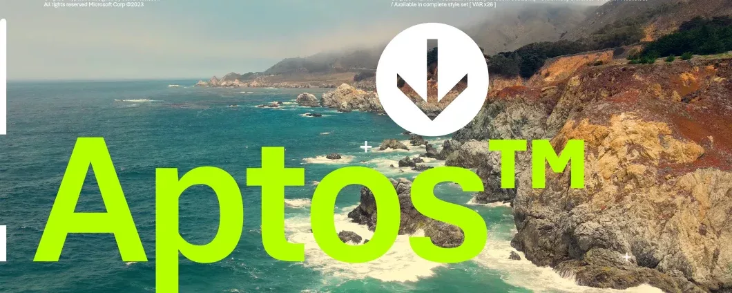 Microsoft: Aptos è il nuovo font predefinito