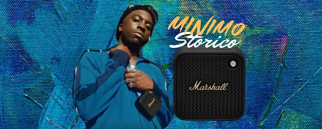 Marshall Willen II: speaker Bluetooth impermeabile al minimo storico Amazon