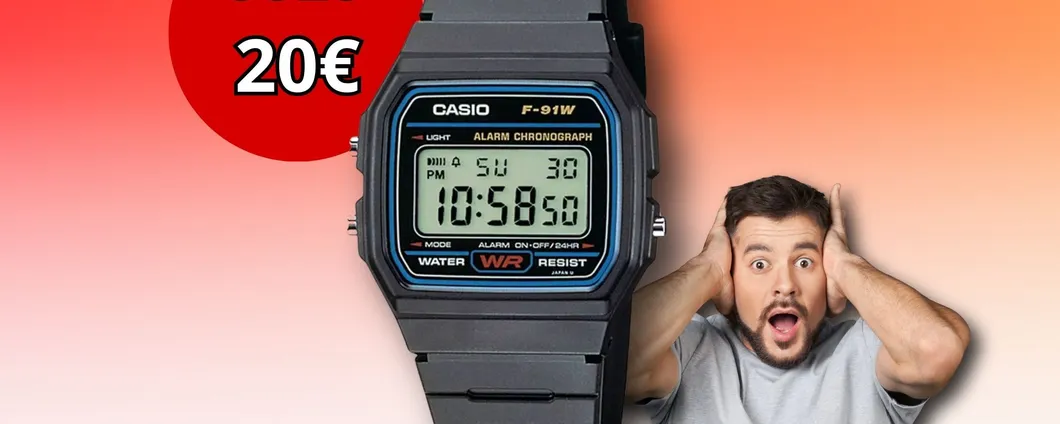 Orologio CASIO Vintage: solo 20€ per un regalo pazzesco che stupisce