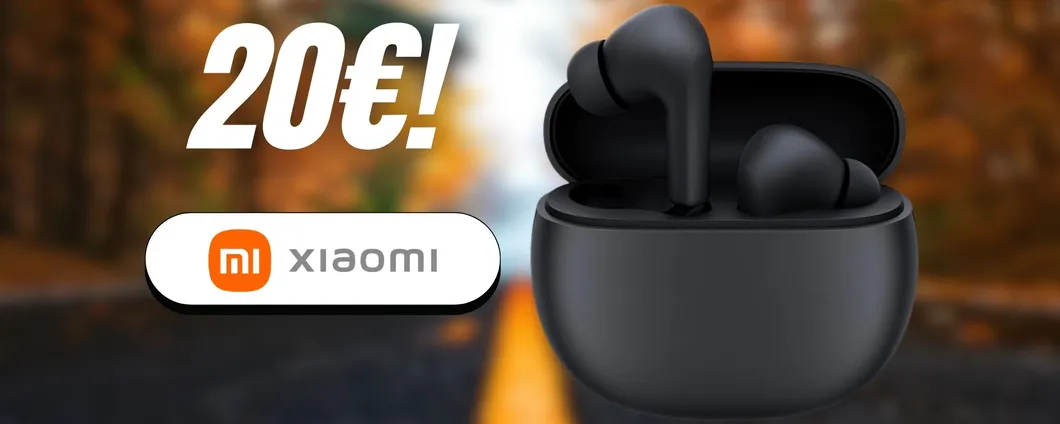 Cuffie bluetooth Xiaomi con cancellazione del rumore e driver dinamico (-32%)