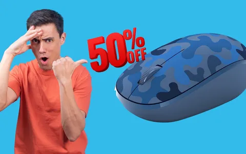 Mouse wireless Microsoft al 50%, ora su Amazon a 13€