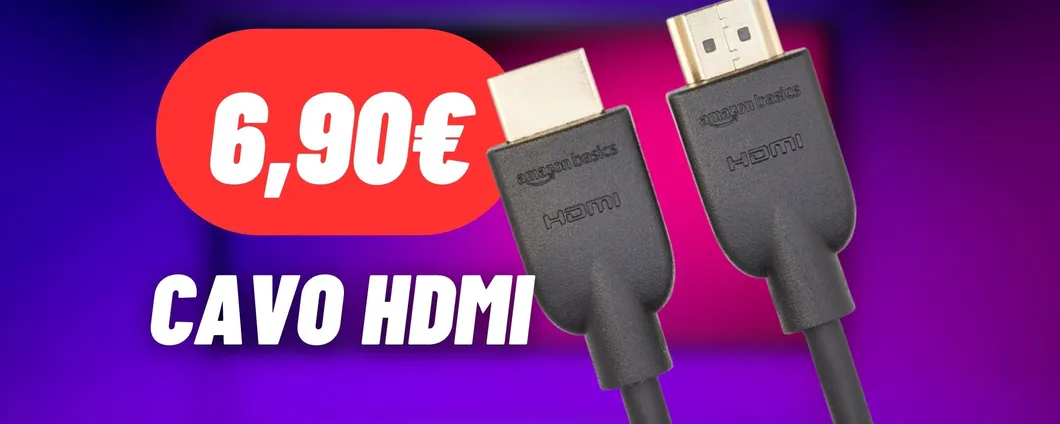 Cavo HDMI Ultra Amazon Basics a 6,90€ in MAXI SCONTO