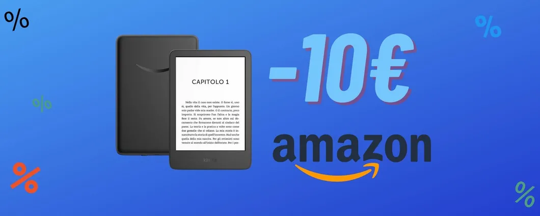 Leggi in tutta comodità e leggerezza con il Kindle in OFFERTA su Amazon!