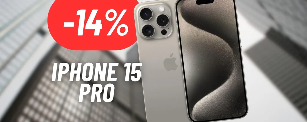 iPhone 15 Pro: MEGA SCONTO LAMPO attivo oggi su Amazon