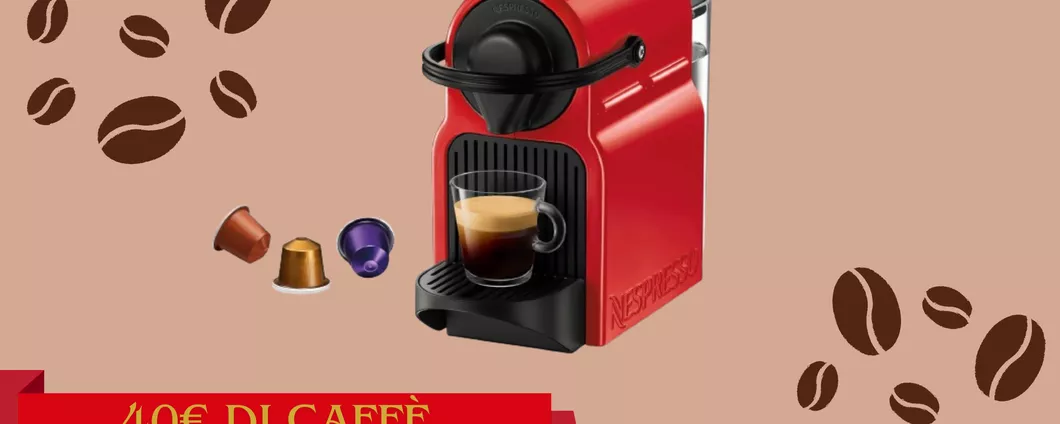 Macchina Nespresso Inissia a PREZZO STRACCIATO (con 40€ di caffè IN OMAGGIO!)