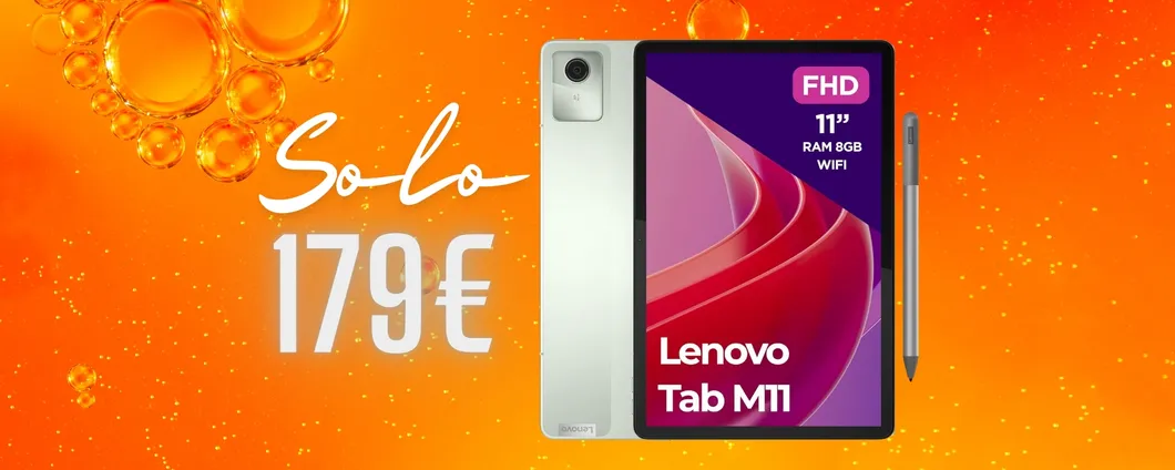 Lenovo Tab M11: il tablet elegante e potente in offerta a 179 euro