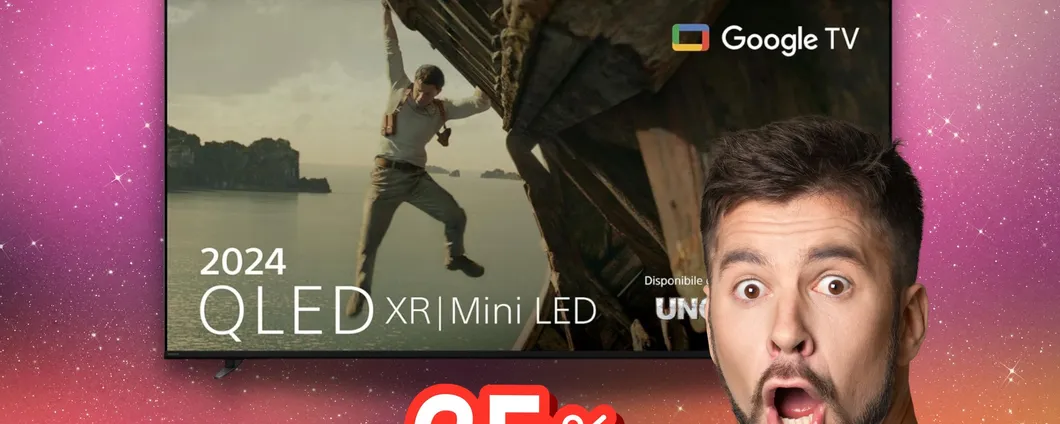 CHE BOMBA: 500€ di sconto per SONY BRAVIA 7 QLED da 65 pollici per sognare in grande!