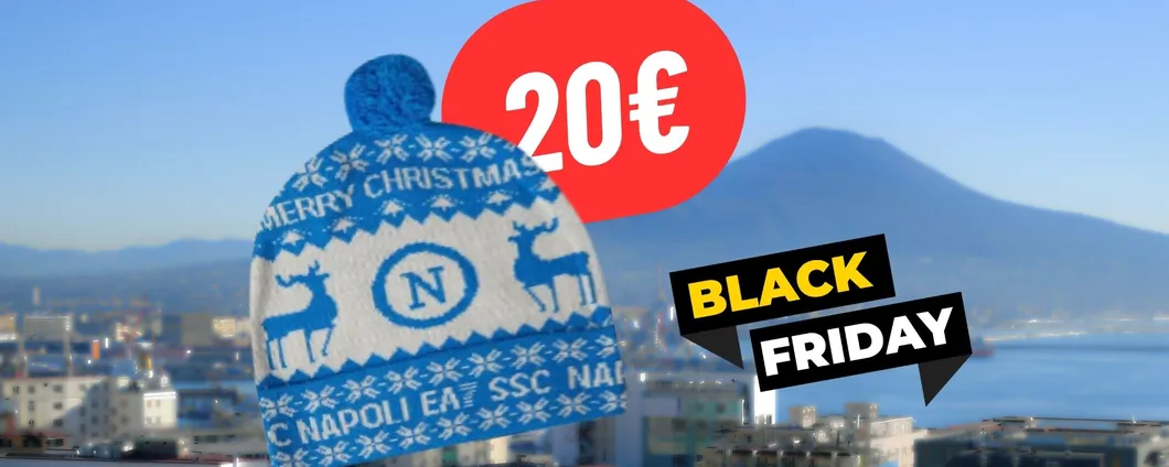 Festeggia il Natale con il cappello dei Campioni d'Italia: CAPPELLO DEL NAPOLI IN LANA a prezzo SCONTATISSIMO