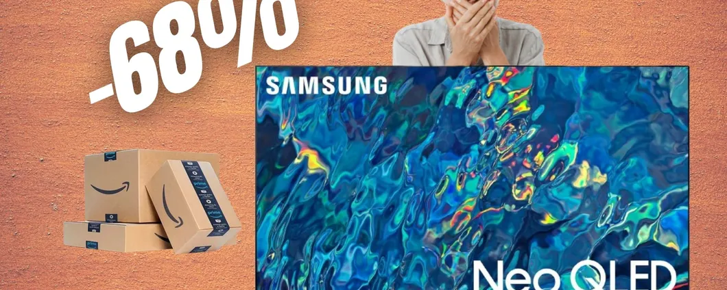 Smart TV Samsung 4K QLED con Alexa e Google Assistant integrati: lo sconto è folle, RISPARMI QUASI 2.000€ (-68%)