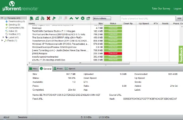 uTorrent Remote