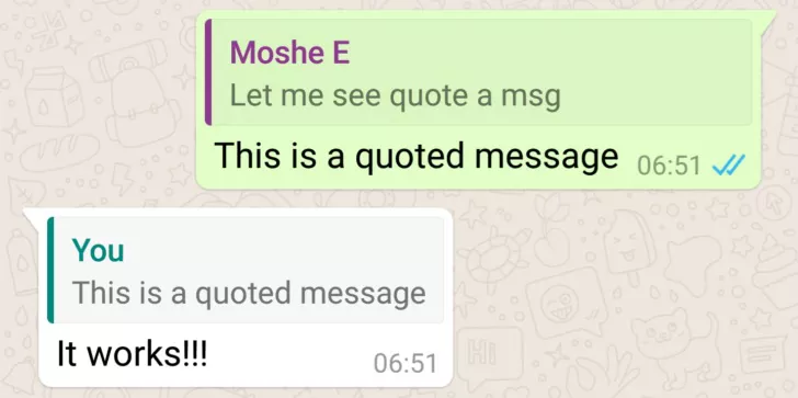 WhatsApp ci permette di citare i messaggi: ecco come fare