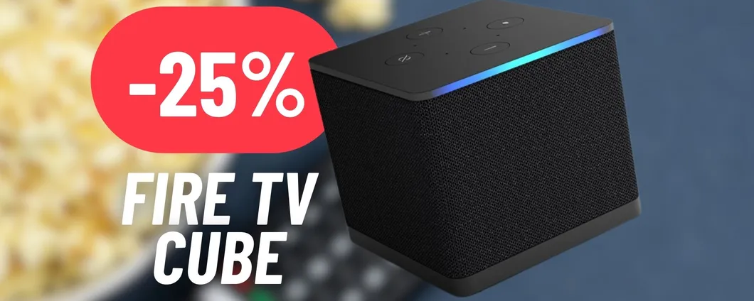 Amazon Fire TV Cube è il device per lo streaming DEFINITIVO: 25% di sconto e PREZZO SHOCK
