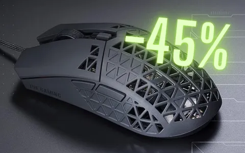 SCONTO assurdo del 45% sul mouse da gaming ASUS TUF Gaming M4 Air