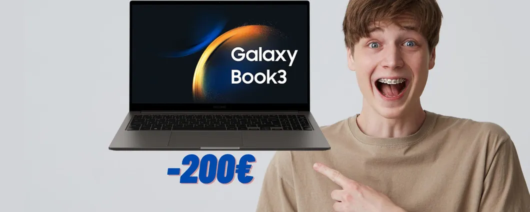 Samsung Galaxy Book 3: il PREZZO del notebook definitivo CROLLA DI 200€